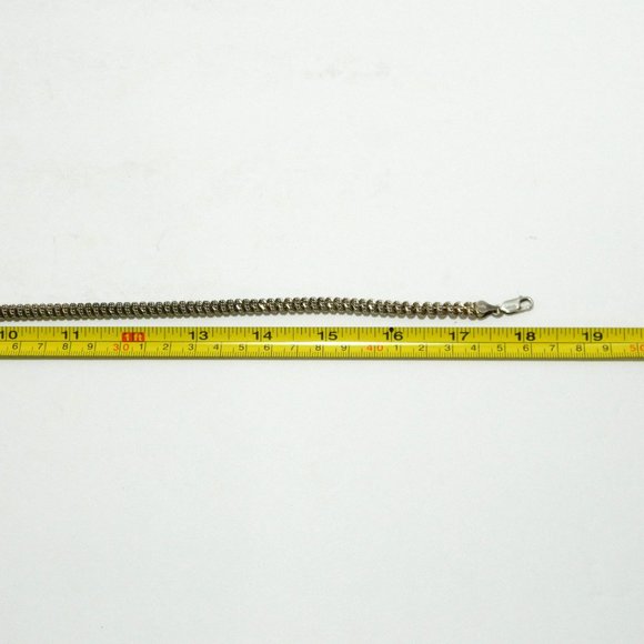 Vintage IBB Italy 925 Twisty Chain Necklace Diamond Cut - Picture 9 of 9